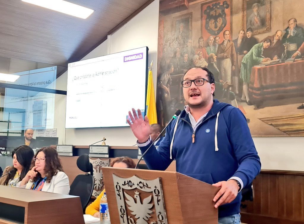 Concejal de Bogotá Manuel Sarmiento